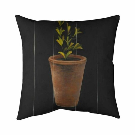 FONDO 20 x 20 in. Plant of Marjolaine-Double Sided Print Indoor Pillow FO2796898